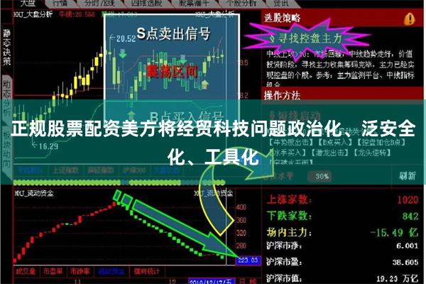 正规股票配资美方将经贸科技问题政治化、泛安全化、工具化